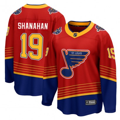 Men's Breakaway St. Louis Blues Brendan Shanahan Fanatics Branded 2020/21 Special Edition Jersey - Red