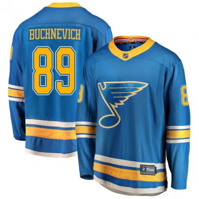 Men's Breakaway St. Louis Blues Pavel Buchnevich Fanatics Branded Alternate Jersey - Blue
