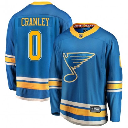 Men's Breakaway St. Louis Blues Will Cranley Fanatics Branded Alternate Jersey - Blue