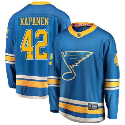 Men's Breakaway St. Louis Blues Kasperi Kapanen Fanatics Branded Alternate Jersey - Blue