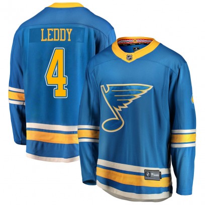 Men's Breakaway St. Louis Blues Nick Leddy Fanatics Branded Alternate Jersey - Blue