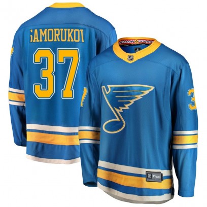 Men's Breakaway St. Louis Blues Dmitri Samorukov Fanatics Branded Alternate Jersey - Blue