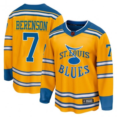 Men's Breakaway St. Louis Blues Red Berenson Fanatics Branded Special Edition 2.0 Jersey - Yellow