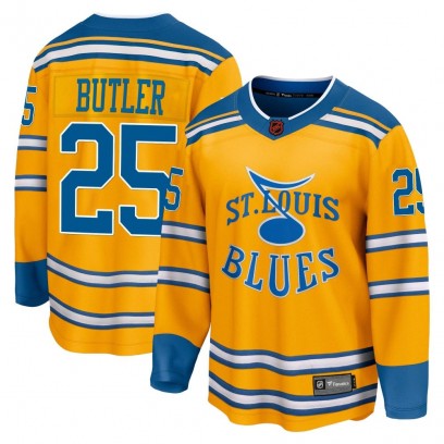 Men's Breakaway St. Louis Blues Chris Butler Fanatics Branded Special Edition 2.0 Jersey - Yellow