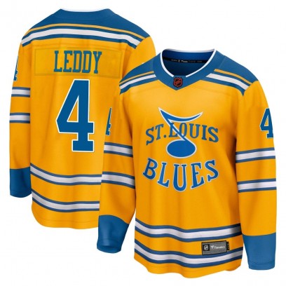 Men's Breakaway St. Louis Blues Nick Leddy Fanatics Branded Special Edition 2.0 Jersey - Yellow