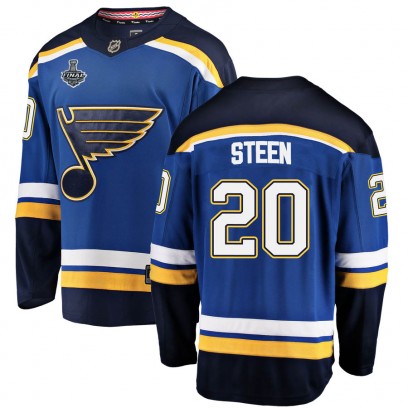 Men's Breakaway St. Louis Blues Alexander Steen Fanatics Branded Home 2019 Stanley Cup Final Bound Jersey - Blue