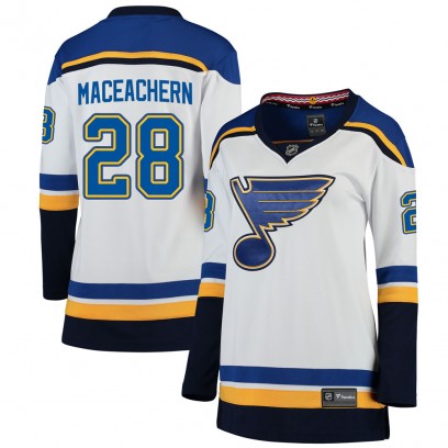 Women's Breakaway St. Louis Blues MacKenzie MacEachern Fanatics Branded Mackenzie MacEachern Away Jersey - White