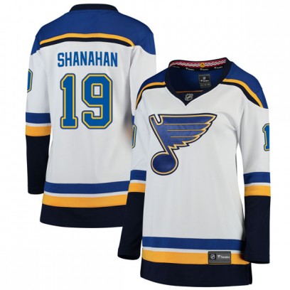 Women's Breakaway St. Louis Blues Brendan Shanahan Fanatics Branded Away Jersey - White