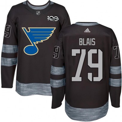 Youth Authentic St. Louis Blues Sammy Blais 1917-2017 100th Anniversary Jersey - Black