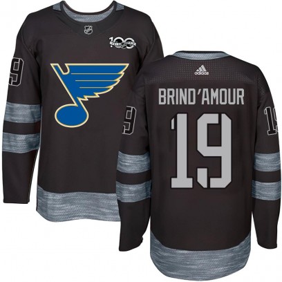 Youth Authentic St. Louis Blues Rod Brind'amour Rod Brind'Amour 1917-2017 100th Anniversary Jersey - Black