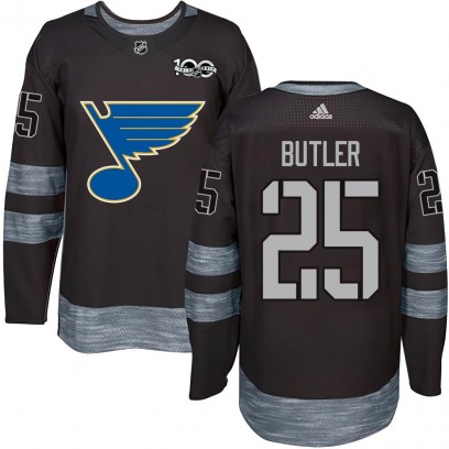 Youth Authentic St. Louis Blues Chris Butler 1917-2017 100th Anniversary Jersey - Black