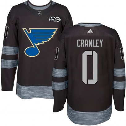 Youth Authentic St. Louis Blues Will Cranley 1917-2017 100th Anniversary Jersey - Black
