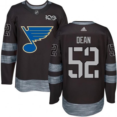 Youth Authentic St. Louis Blues Zach Dean 1917-2017 100th Anniversary Jersey - Black