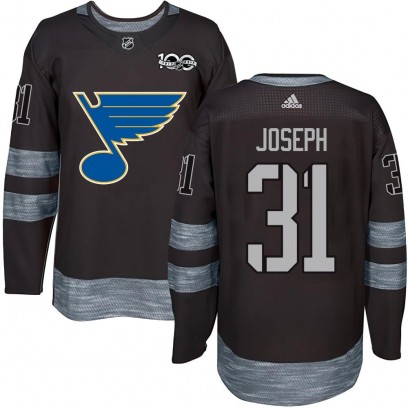 Youth Authentic St. Louis Blues Curtis Joseph 1917-2017 100th Anniversary Jersey - Black