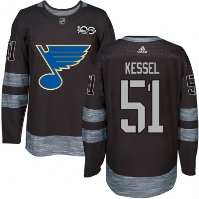 Youth Authentic St. Louis Blues Matthew Kessel 1917-2017 100th Anniversary Jersey - Black
