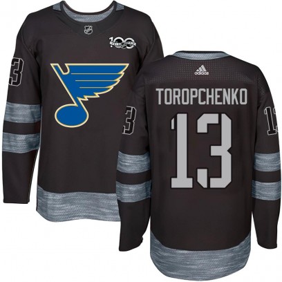 Youth Authentic St. Louis Blues Alexey Toropchenko 1917-2017 100th Anniversary Jersey - Black