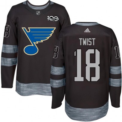 Youth Authentic St. Louis Blues Tony Twist 1917-2017 100th Anniversary Jersey - Black