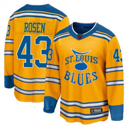 Youth Breakaway St. Louis Blues Calle Rosen Fanatics Branded Special Edition 2.0 Jersey - Yellow