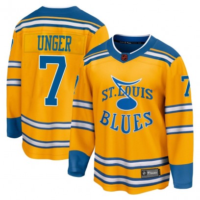 Youth Breakaway St. Louis Blues Garry Unger Fanatics Branded Special Edition 2.0 Jersey - Yellow