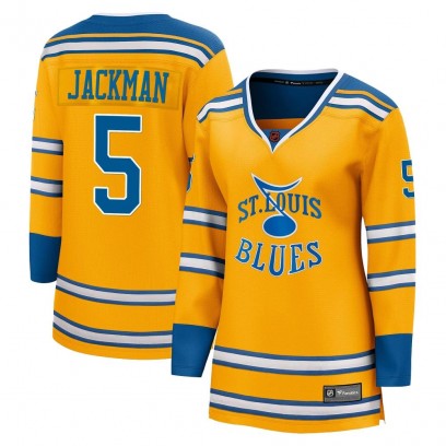 Women's Breakaway St. Louis Blues Barret Jackman Fanatics Branded Special Edition 2.0 Jersey - Yellow