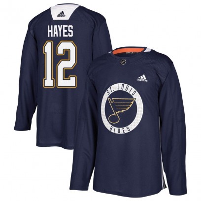 Youth Authentic St. Louis Blues Kevin Hayes Adidas Practice Jersey - Blue