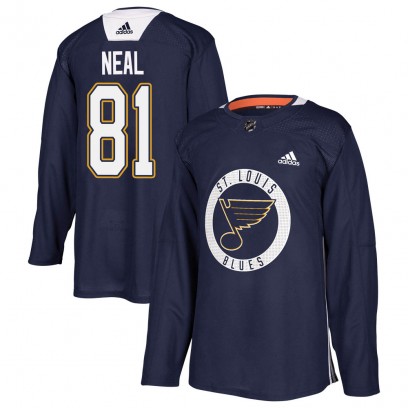 Youth Authentic St. Louis Blues James Neal Adidas Practice Jersey - Blue