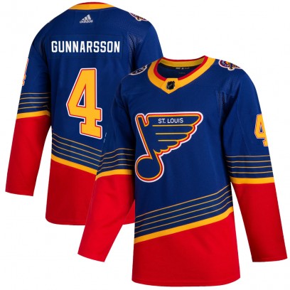 Youth Authentic St. Louis Blues Carl Gunnarsson Adidas 2019/20 Jersey - Blue