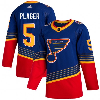 Youth Authentic St. Louis Blues Bob Plager Adidas 2019/20 Jersey - Blue