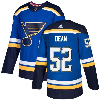 Youth Authentic St. Louis Blues Zach Dean Adidas Home Jersey - Blue