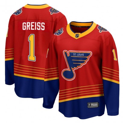 Youth Breakaway St. Louis Blues Thomas Greiss Fanatics Branded 2020/21 Special Edition Jersey - Red