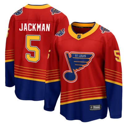 Youth Breakaway St. Louis Blues Barret Jackman Fanatics Branded 2020/21 Special Edition Jersey - Red