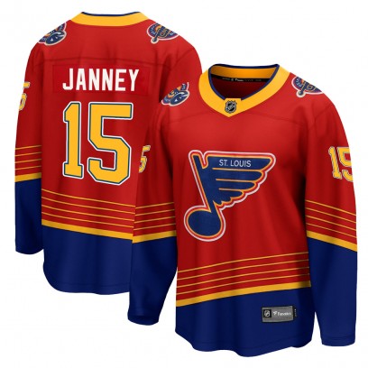 Youth Breakaway St. Louis Blues Craig Janney Fanatics Branded 2020/21 Special Edition Jersey - Red