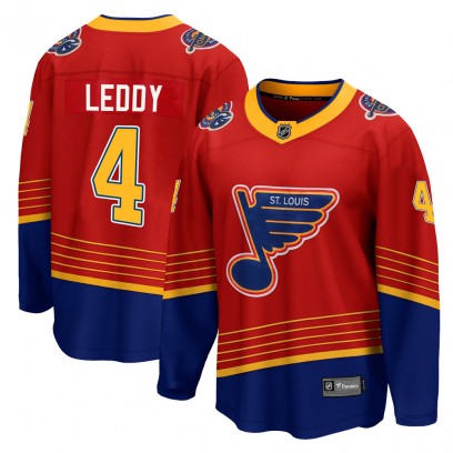 Youth Breakaway St. Louis Blues Nick Leddy Fanatics Branded 2020/21 Special Edition Jersey - Red