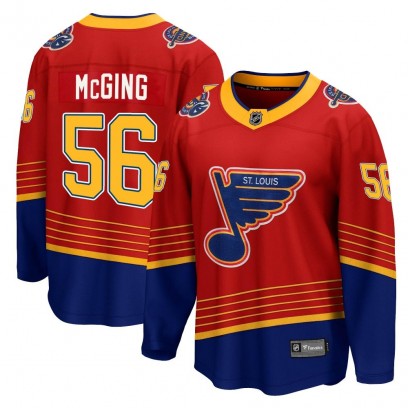 Youth Breakaway St. Louis Blues Hugh McGing Fanatics Branded 2020/21 Special Edition Jersey - Red