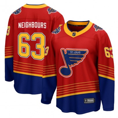 Youth Breakaway St. Louis Blues Jake Neighbours Fanatics Branded 2020/21 Special Edition Jersey - Red