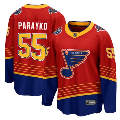 Youth Breakaway St. Louis Blues Colton Parayko Fanatics Branded 2020/21 Special Edition Jersey - Red