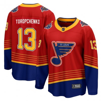 Youth Breakaway St. Louis Blues Alexey Toropchenko Fanatics Branded 2020/21 Special Edition Jersey - Red