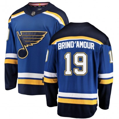 Youth Breakaway St. Louis Blues Rod Brind'amour Fanatics Branded Rod Brind'Amour Home Jersey - Blue