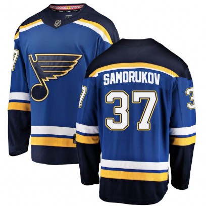 Youth Breakaway St. Louis Blues Dmitri Samorukov Fanatics Branded Home Jersey - Blue