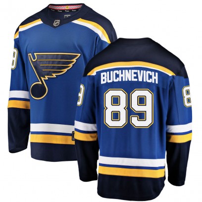 Men's Breakaway St. Louis Blues Pavel Buchnevich Fanatics Branded Home Jersey - Blue