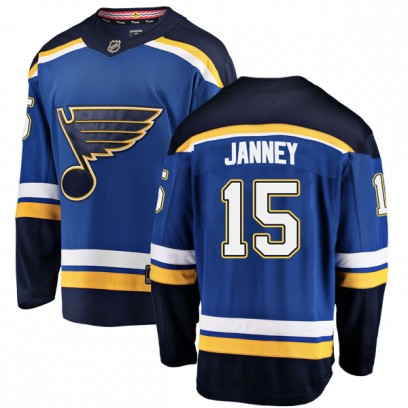 Men's Breakaway St. Louis Blues Craig Janney Fanatics Branded Home Jersey - Blue