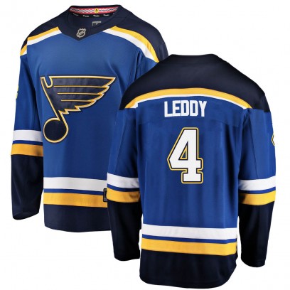 Men's Breakaway St. Louis Blues Nick Leddy Fanatics Branded Home Jersey - Blue