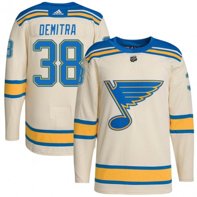 Youth Authentic St. Louis Blues Pavol Demitra Adidas 2022 Winter Classic Player Jersey - Cream