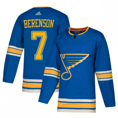 Youth Authentic St. Louis Blues Red Berenson Adidas Alternate Jersey - Blue