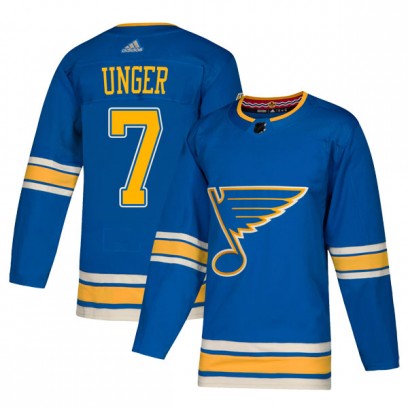Youth Authentic St. Louis Blues Garry Unger Adidas Alternate Jersey - Blue