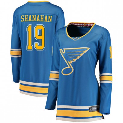 Women's Breakaway St. Louis Blues Brendan Shanahan Fanatics Branded Alternate Jersey - Blue