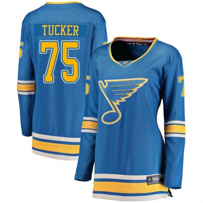 Women's Breakaway St. Louis Blues Tyler Tucker Fanatics Branded Alternate Jersey - Blue