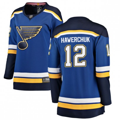 Women's Breakaway St. Louis Blues Dale Hawerchuk Fanatics Branded Home Jersey - Blue