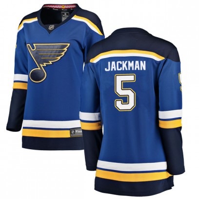 Women's Breakaway St. Louis Blues Barret Jackman Fanatics Branded Home Jersey - Blue