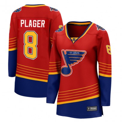 Women's Breakaway St. Louis Blues Barclay Plager Fanatics Branded 2020/21 Special Edition Jersey - Red